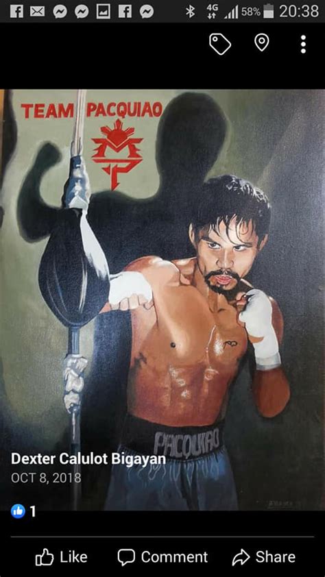 dexter bigayan|manny pacquiao by DEXTER BIGAYAN, Painting .